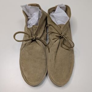 The Row - Tyler Lace Up Suede Ankle Boot